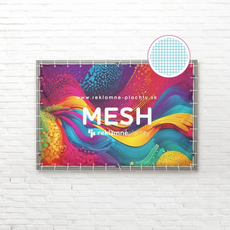 Reklamná plachta MESH Reklamná plachta MESH